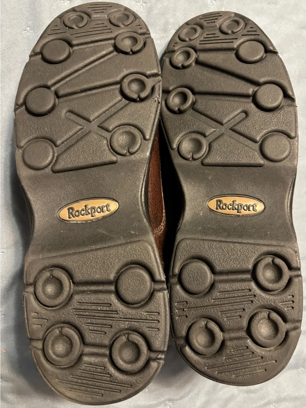 Rockport Men’s Brown Leather Slip-On Style Casual Shoes